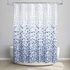 Dotty Shower Curtain - Allure Home Creations: Polyester Fabric, Buttonhole Top, Machine Washable - 2 of 4