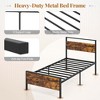 Costway Twin/Full/Queen/King Size Bed Frame with Wooden Headboard and Footboard Under-Bed Storage - 4 of 4