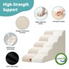 Cozy Kiss Supportive Foam Pet Stairs, Gentle Slope Dog Steps and Ramp for Sofas and Beds - 4 of 4