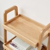 NicBex Storage Bench,3-Tier Beech Wood Shoe Rack for Entryway,Storage Organizer for Bathroom,Living Room,Bedroom,Hallway - 2 of 4