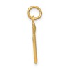 Black Bow Jewelry 14k Yellow Gold Satin and Diamond Cut Nurse Charm - 2 of 4
