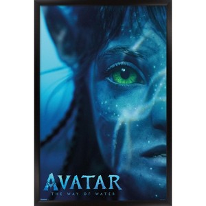 Trends International Avatar: The Way Of Water (2022) - Face One Sheet Framed Wall Poster Prints - 1 of 4