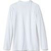 Lands' End School Uniform Kids Long Sleeve Feminine Fit Interlock Polo Shirt - 4 of 4