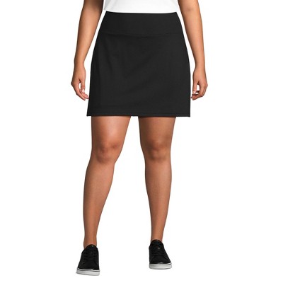 Lands' End Women's Active High Impact High Rise Flat Front Skorts