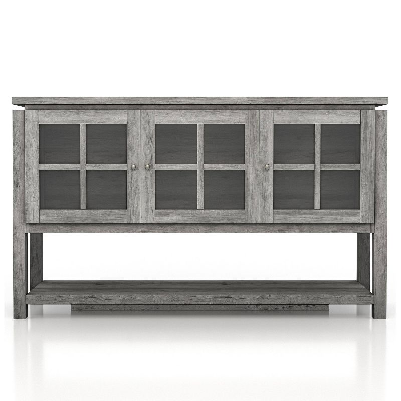 Carita Transitional Windowpane Cabinets Buffet - HOMES: Inside + Out, 1 of 16