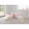 KIDKII Lux Play Set 8-Piece Foam Climbing & Motor Skill Play Kit, Pastel Mix - 3 of 4