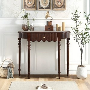 Etelifrank 39" Modern Solid Wood Console Table for Entryway - 1 of 4