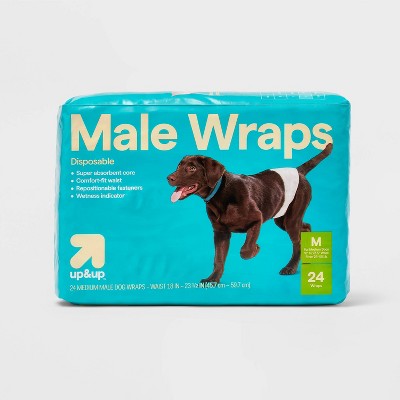 Male Wrap Dog Diapers 24ct M Up up Target