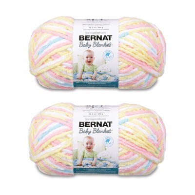 Bernat Baby Blanket Big Ball Yarn 2 Pack-Pitter Patter