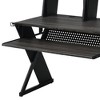 Humanity 47" Decorative Bookshelf Black - Acme Furniture: Metal Frame, Wood Composite Surface, Open Storage Shelf - 2 of 4