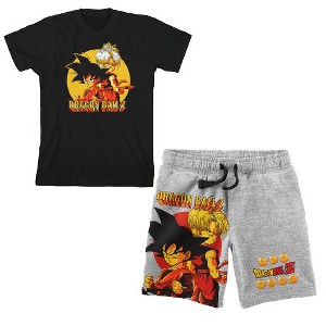 Dragon Ball Z Anime Heroes Boy's Graphic Tee And Shorts Set - 1 of 3