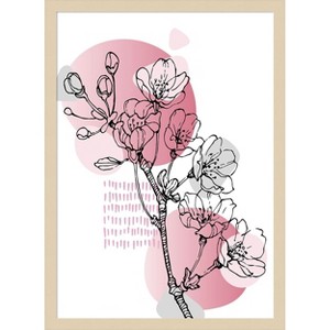 Amanti Art Sakura 15 by Samira Yanushkova Wood Framed Wall Art Print - 1 of 4