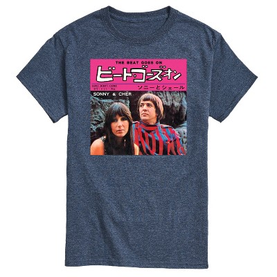 Men's - Sonny and Cher - The Beat Goes On Kanji Short Sleeve Graphic T-Shirt