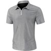 Mens Shirt Zip Polo Shirts Short Sleeve Shiny Shirt Outfits Party Costume Top - 2 of 4