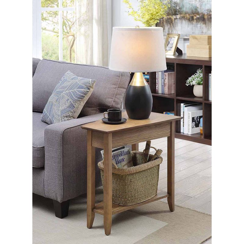  Breighton Home Harper Triangle End Table with Shelf, 3 of 7