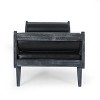 Zentner Rustic Tufted Double End Chaise Lounge with Bolster Pillows - Christopher Knight Home - 4 of 4