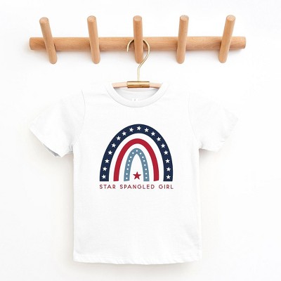 The Juniper Shop Star Spangled Girl Youth Short Sleeve Tee