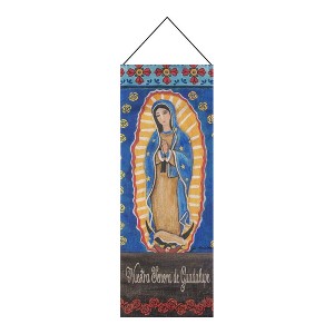 13x36 Inch Wall Hanging – Our Lady Spanish Design by Manual Woodworkers and Weavers - 1 of 3