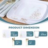 Posh Setting 420 Piece White And Gold Plastic Party Bundle - Gold Buds (60 Settings) - 2 of 4