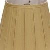 Vynxaria Slant English Box Pleat Softback Lampshades, 7"x11"x8" Honey with Washer Fitter - 2 of 4