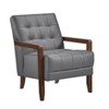 NicBex Modern Accent Chair Upholstered Living Room Chair Button-Tufted Fabric Armchair Comfy Chair Lounge Chair for Bedroom - 3 of 4