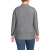 Lands' End Women's Cable Ottoman Relaxed Long Sleeve Funnel Neck Tunic - 2 of 3