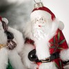7.75"H and 8.25"H Sullivans Red Santa Ornament - Set of 2  Multicolored Christmas Ornaments - 2 of 2