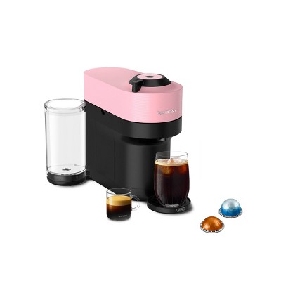 Nespresso Vertuo Pop+ Combination Espresso and Coffee Maker Pink: Nespresso Machine with Pods, Automatic Shut-Off