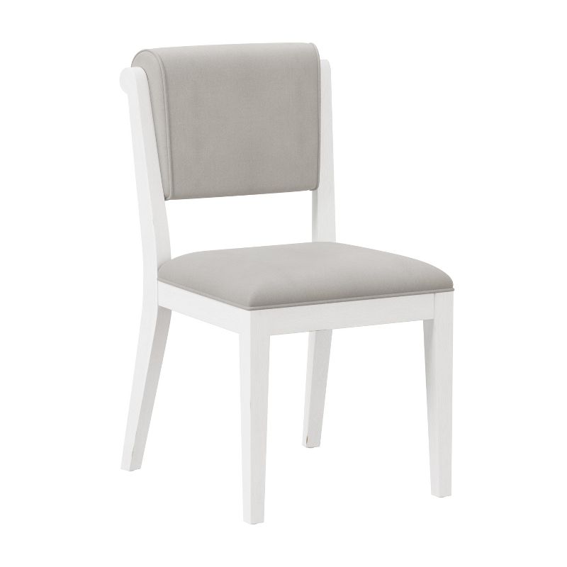 Set of 2 Clarion Wood and Upholstered Dining Chairs Sea White - Hillsdale Furniture, 5 of 13