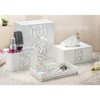 Creative Scents Mirror Janette Rectangle White Tissue Box Cover - 4 of 4
