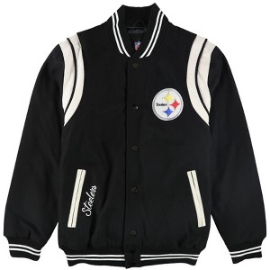 NFL Mens Pittsburgh Steelers Varsity Jacket - 1 of 2