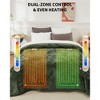 Electric Blanket with Dual Control, Pink Heated Blanket King, Velvet Soft Cozy Heating Blankets, 4 Heat Settings & 10H Auto Off - 4 of 4