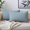 REGALWOVEN Geometric Pattern Soft Cozy Throw Pillow Covers for Living Room Sofa Home Decor 2 Pcs - 2 of 4
