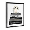 Stupell Industries Monochrome Fashion Designer Bookstack, 25" x 31" - 3 of 4