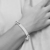 Black Bow Jewelry Men's 10mm Polished Stainless Steel Figaro Link I.D. Bracelet, 9.25 In - 4 of 4