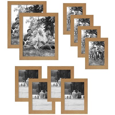 Americanflat Picture Frame Set of 7 Pieces with shatter-resistant glass - Available in a variety of sizes and styles