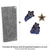 Big Dot of Happiness Starry Skies - Paper Straw Decor - Gold Celestial Party Striped Decorative Straws - Set of 24 - 3 of 4