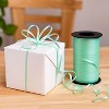 LoonBalloon 500 Yards Celadon Pale Green Curling Ribbon ‚ 3/16 Inch wide Subtle Green Wrap (2-Pack) - 3 of 4