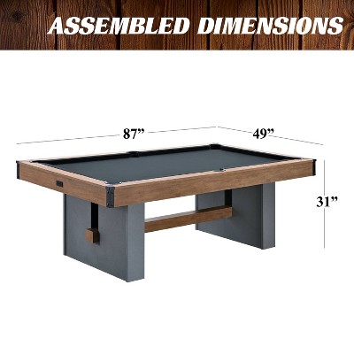 Barrington 7' Industrial Urban Drop Pocket Pool Table