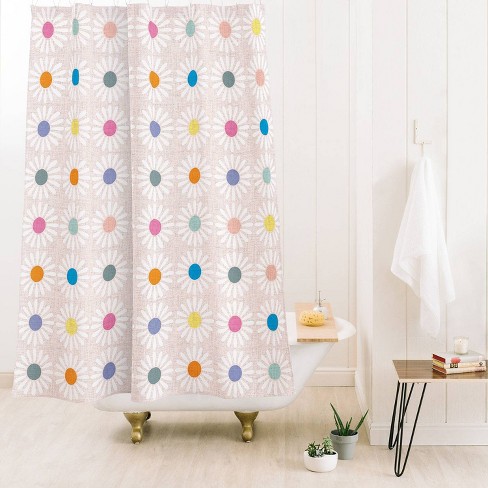 Pastel shower store curtain