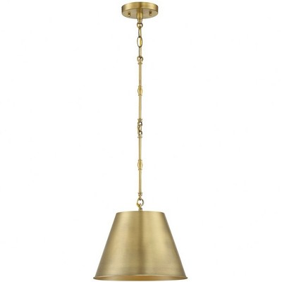 Savoy House Alden 1 - Light Pendant in  Warm Brass