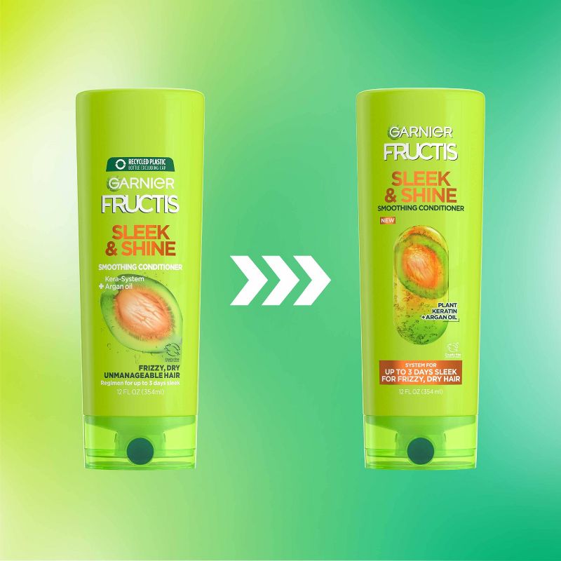 Garnier Fructis Sleek & Shine Smoothing Conditioner for Frizzy Hair, 5 of 7