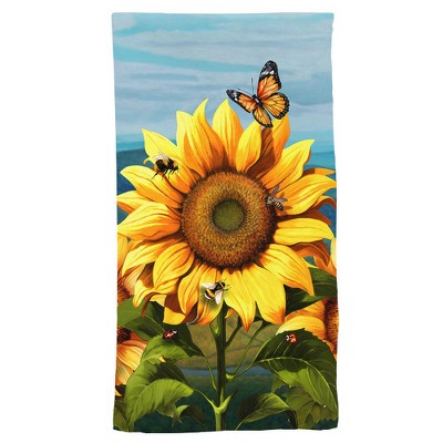 Briarwood Lane Summer Hand Towel 26x18 Sunflower Dance For Summer Towel
