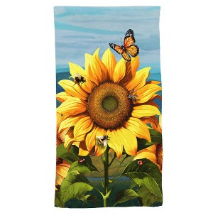 Briarwood Lane Summer Hand Towel 26x18 Sunflower Dance For Summer Hand Towel - 1 of 3