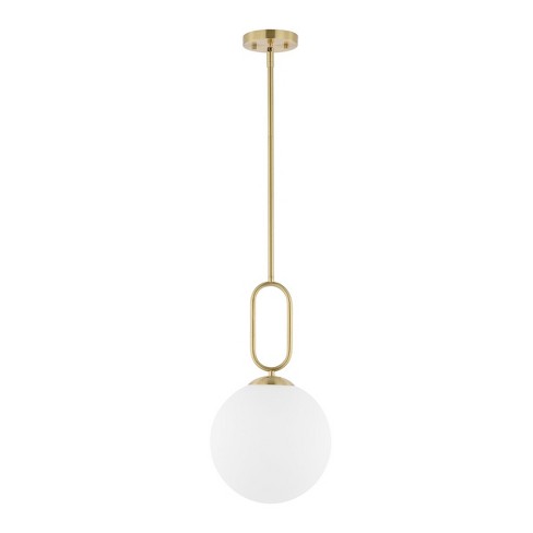 Danva 10" Pendant - Brass - Safavieh. - image 1 of 4