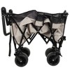 Grungis Premium All-Terrain Folding Wagon Cart,Shopping Cart with Ergonomic Adjustable Handles,Utility Cart for Camping,Shopping,Sports - 4 of 4