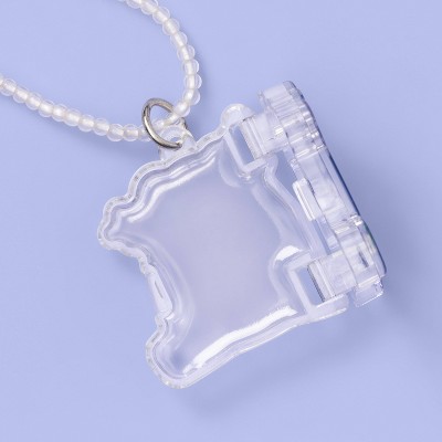 Berries & Cream Lip Gloss Necklace - Panda - 0.04oz - More Than Magic™