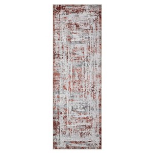 COZONY Washable Abstract Area Rug with Non-Slip Backing, Foldable Distressed Low Pile Carpet for Living Room and Bedroom - 1 of 4