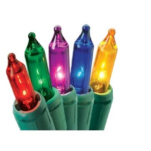 GE ConstantON 300-Count Miniature Lights Multicolor Incandescent Light 31-FT - 1 of 4