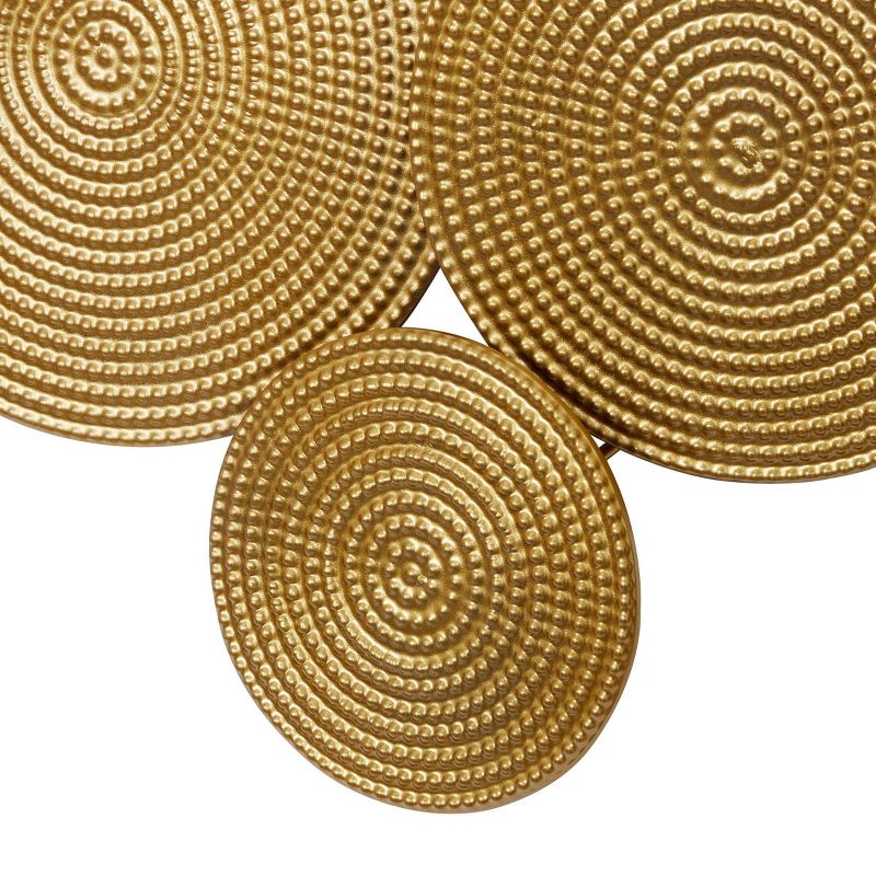 Contemporary Metal Abstract Wall Decor - CosmoLiving by Cosmopolitan, 4 of 22